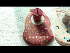 シリコン飲料カップ 吸い込み 赤ちゃんの訓練のための BPA 無料 食品グレード シリコン プリント シッピカップ